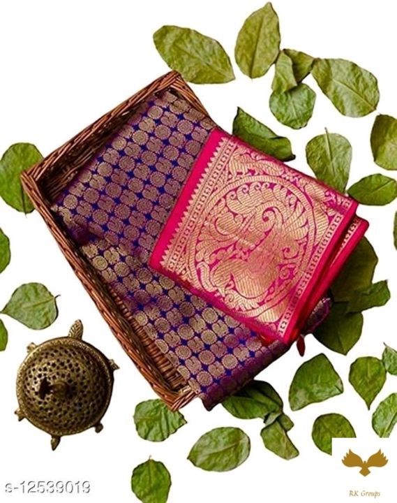 Post image Saree Fabric: Kanjeevaram Silk
Blouse: Running Blouse
Blouse Fabric: Kanjeevaram Silk
Multipack: Single
Sizes: 
Free Size (Saree Length Size: 5.8 m, Blouse Length Size: 0.8 m)