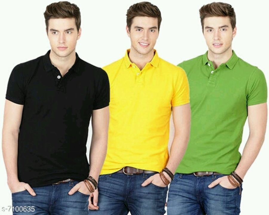 Polo Neack Plain T-Shirt Combo Pack  uploaded by business on 5/27/2021