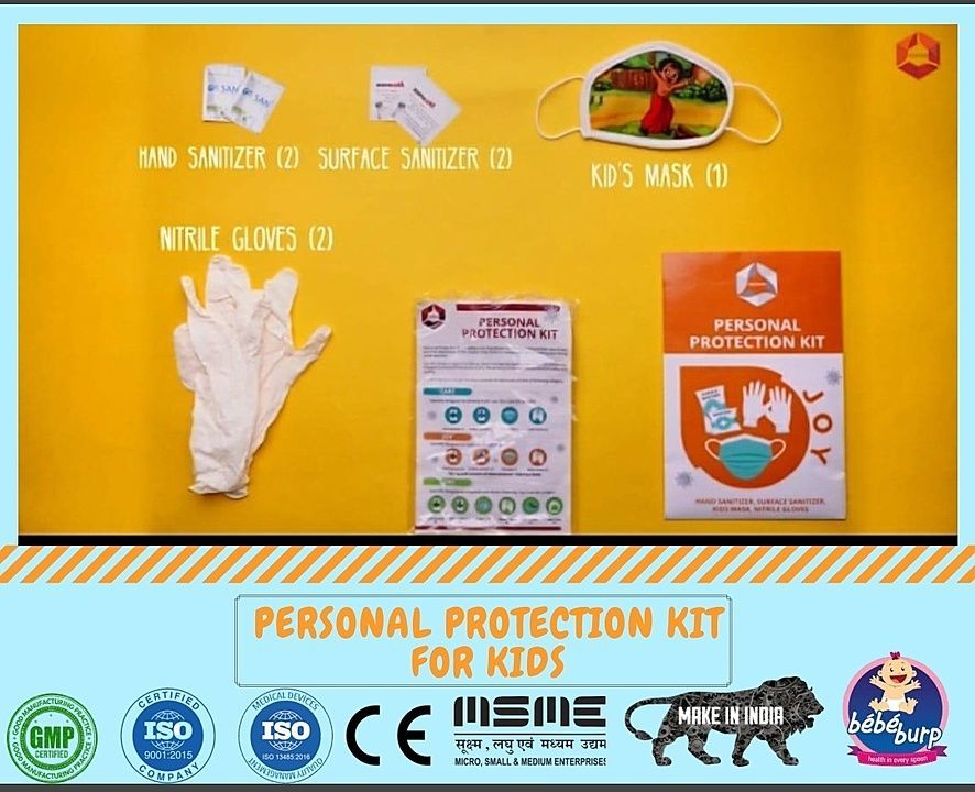 Personal protection kit for kids uploaded by Bebeburp on 8/7/2020