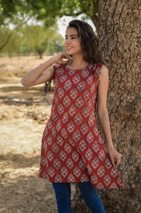 New collection of cotton hand printed sleeveless TOP uploaded by Bagru Hand Block Textile  on 5/27/2021
