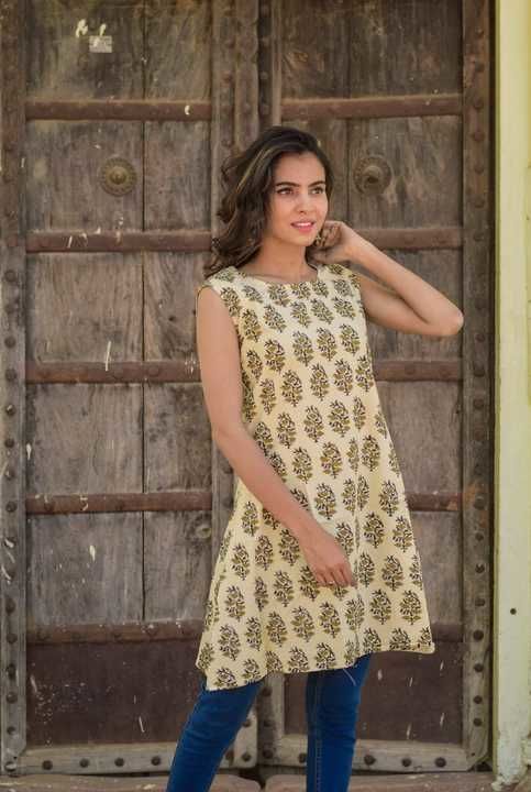 New collection of cotton hand printed sleeveless TOP uploaded by Bagru Hand Block Textile  on 5/27/2021
