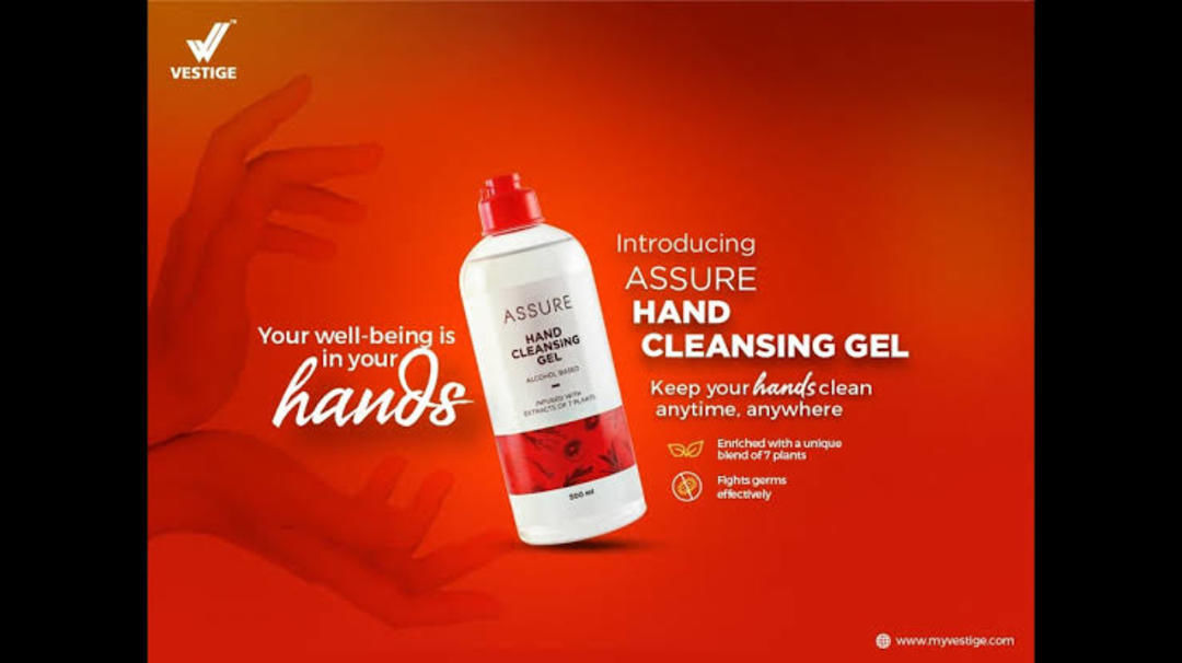 Vestige Assure Hand Cleansing Gel - 60ML uploaded by Vestige & Other Products on 5/28/2021