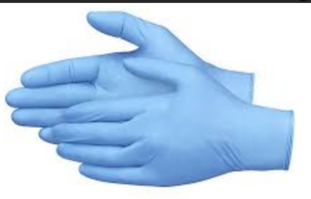 Post image Blue Colour Nitrile Gloves , Any Quantity Price : 860 Final Ek Rate ....