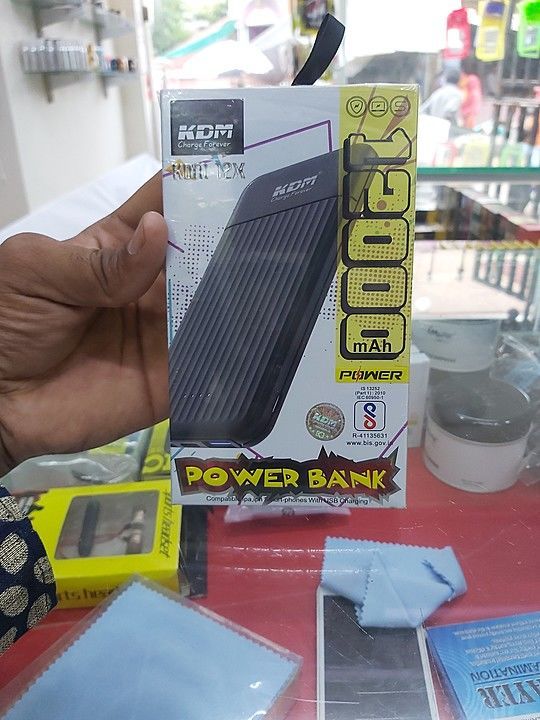 Kdm power bank 12000mah 6 manth worranty  uploaded by business on 8/7/2020