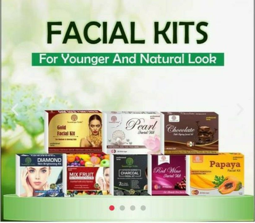 Post image Facial kits with al skin types for more details and price dm.