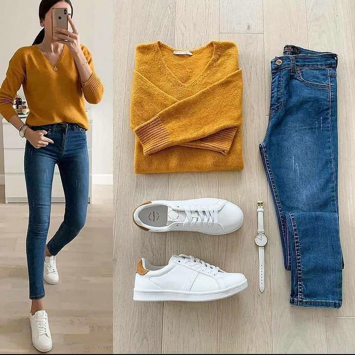 Post image Combo of 3
Sneakers+jeans+sweatshirt
Price:1499
Size:S M L XL