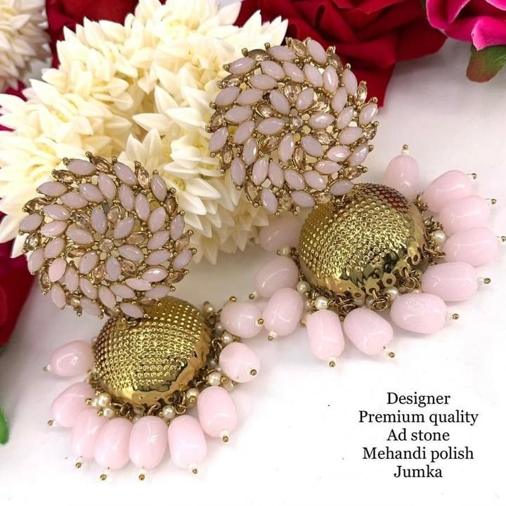 Designer Premium Quality AD Stone Earrings  uploaded by business on 5/28/2021