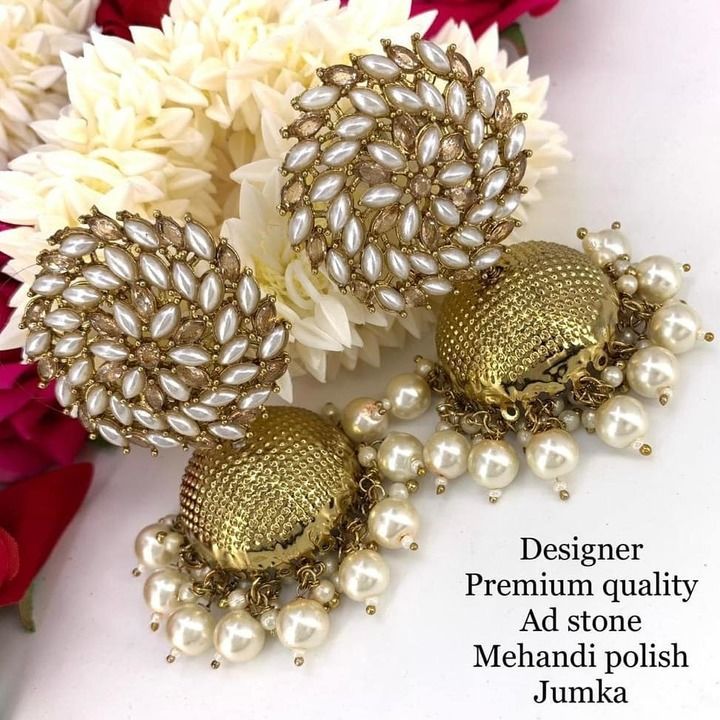Designer Premium Quality AD Stone Earrings  uploaded by Nagar art jewelry  on 5/28/2021