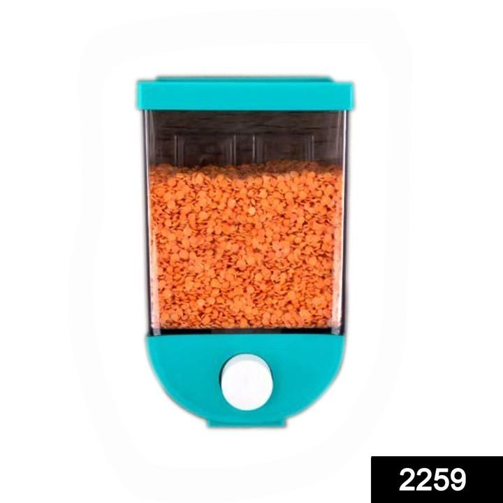 2259 Wall Mounted Cornflakes/Cereal/Pulses/Beans - 1100 ml (assorted color) (1Pc) uploaded by A.I.TRADERS on 5/28/2021