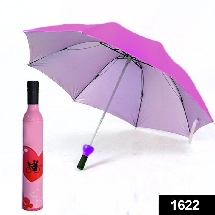 1622 Stylish Umbrella Folding Plastic Wine Bottle Deco Umbrella (Multicolor) uploaded by A.I.TRADERS on 5/28/2021