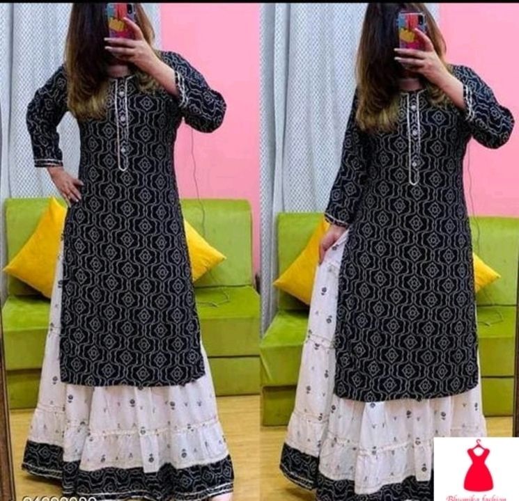 Women kurta skirt set uploaded by business on 5/29/2021