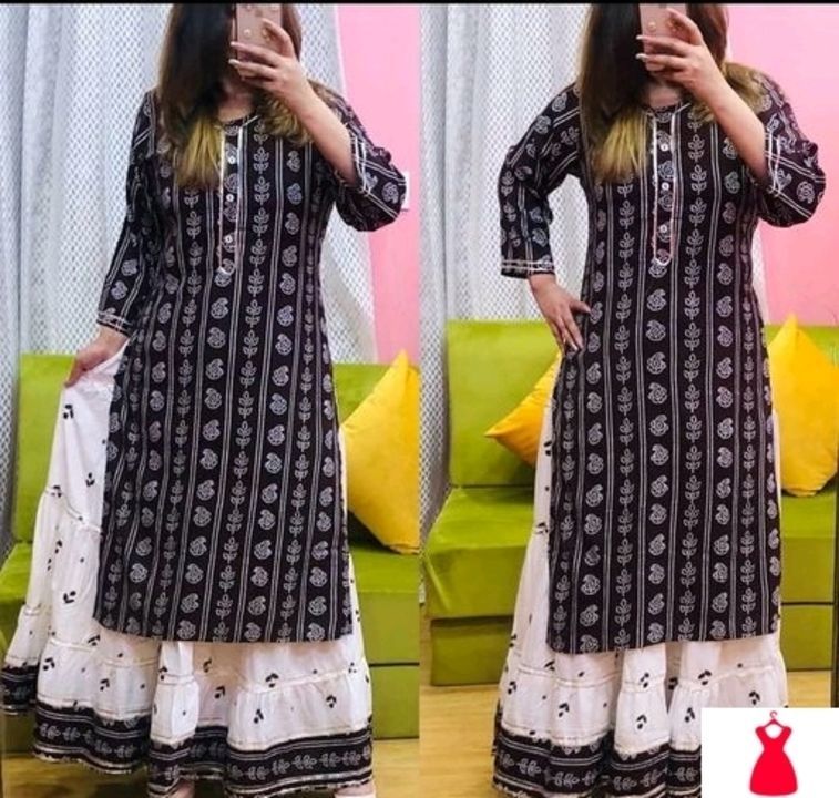 Women kurta skirt set uploaded by business on 5/29/2021