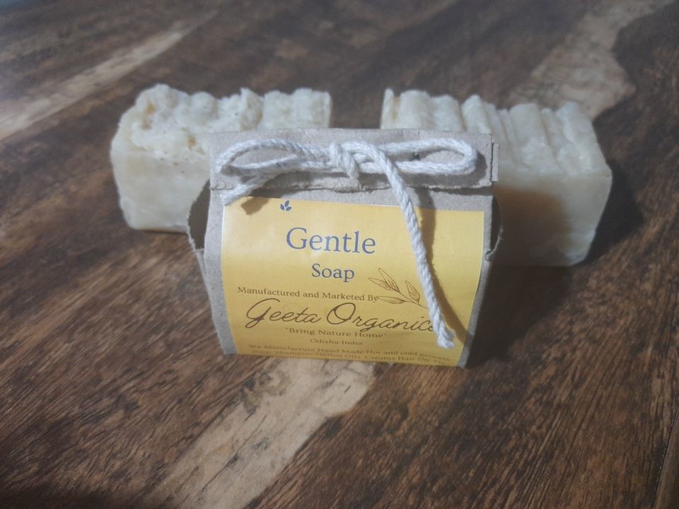Gentle moisturizing soap uploaded by Geeta Organics on 5/29/2021
