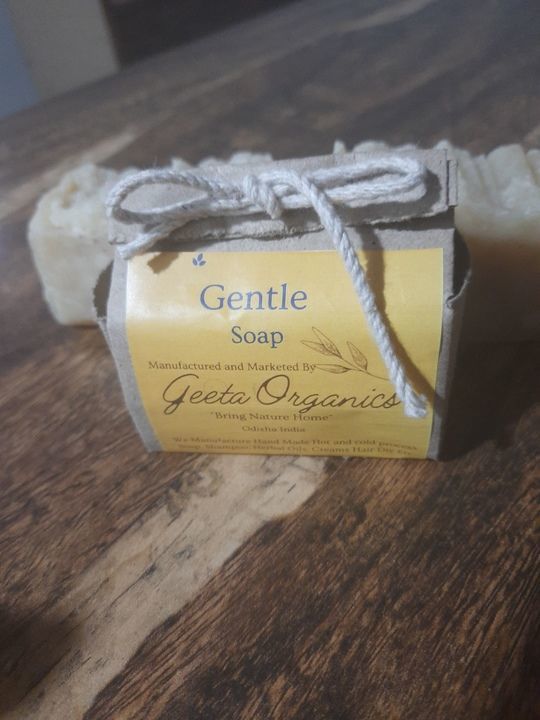 Gentle moisturizing soap uploaded by Geeta Organics on 5/29/2021