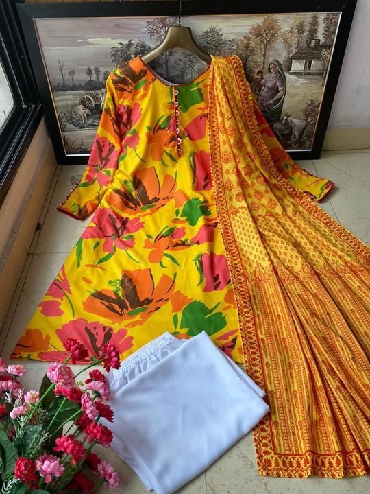 Summer gown  uploaded by BHAUTIK HANDICRAFT on 5/29/2021