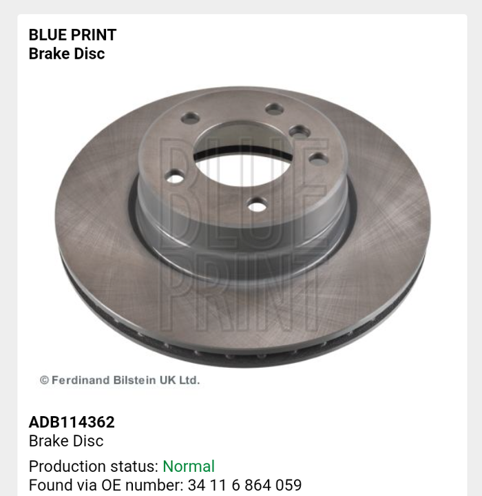  Front Disc rotter uploaded by VDA Trading Company on 5/29/2021