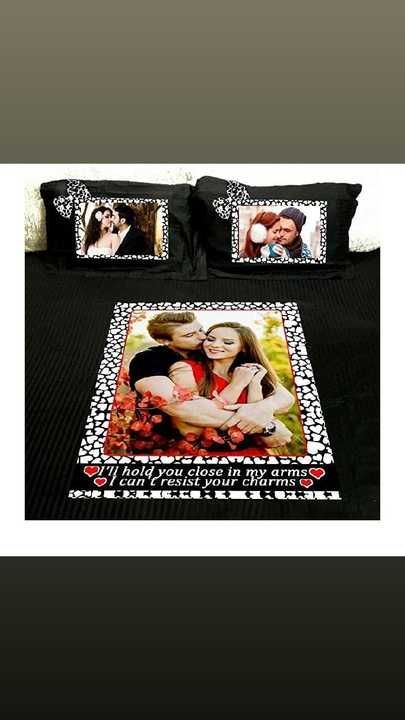 customised bedsheet uploaded by Personalised giftshop on 5/29/2021