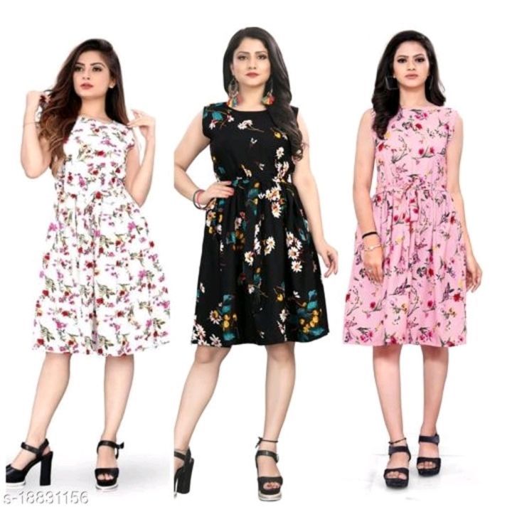 Crepe Woman Dresses uploaded by business on 5/29/2021