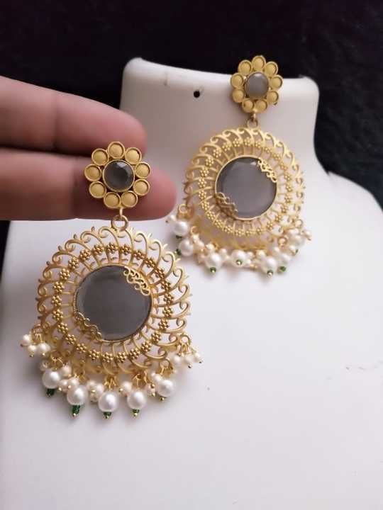 Matte Earrings uploaded by Umrao creations on 5/29/2021