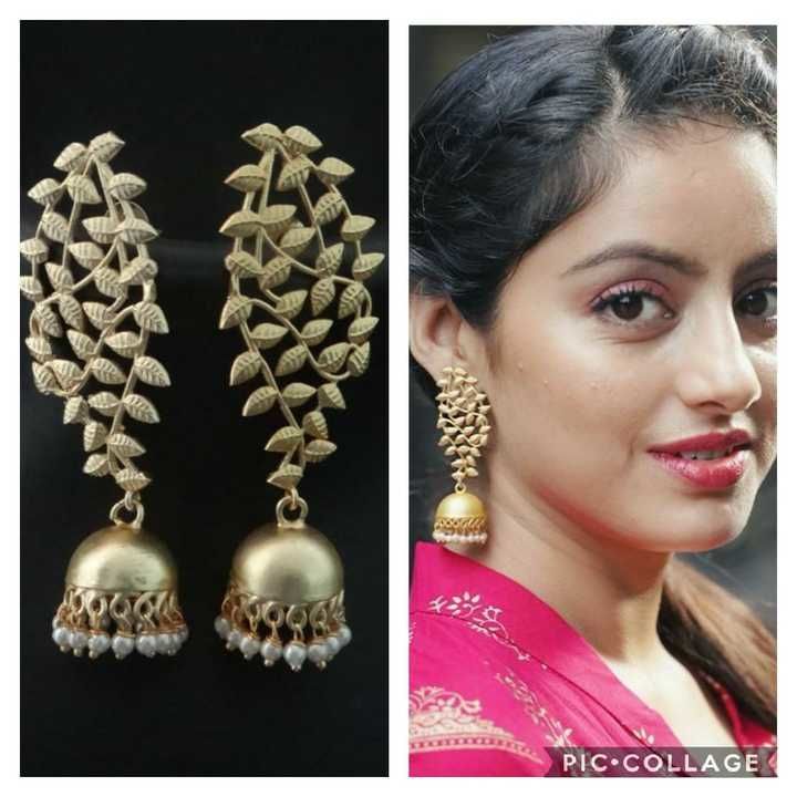 Exclusive matte earrings uploaded by Umrao creations on 5/29/2021