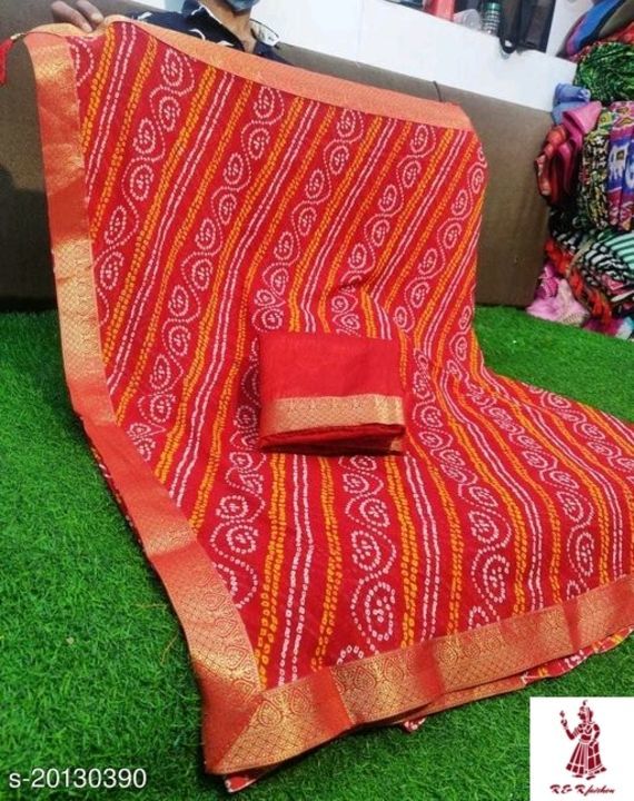 Georgette bandhej saree uploaded by business on 5/29/2021