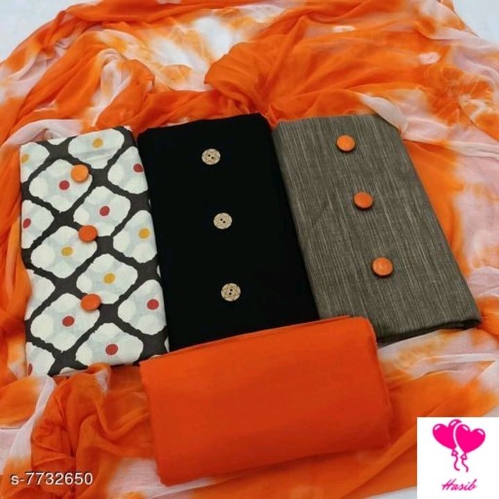 Salwar suits (3 tops and 1 dupatta pant) uploaded by Hasib on 5/29/2021