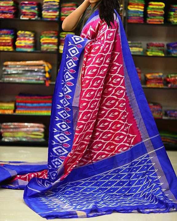 Post image Hey! Checkout my new collection called Ikkat silks sarees.