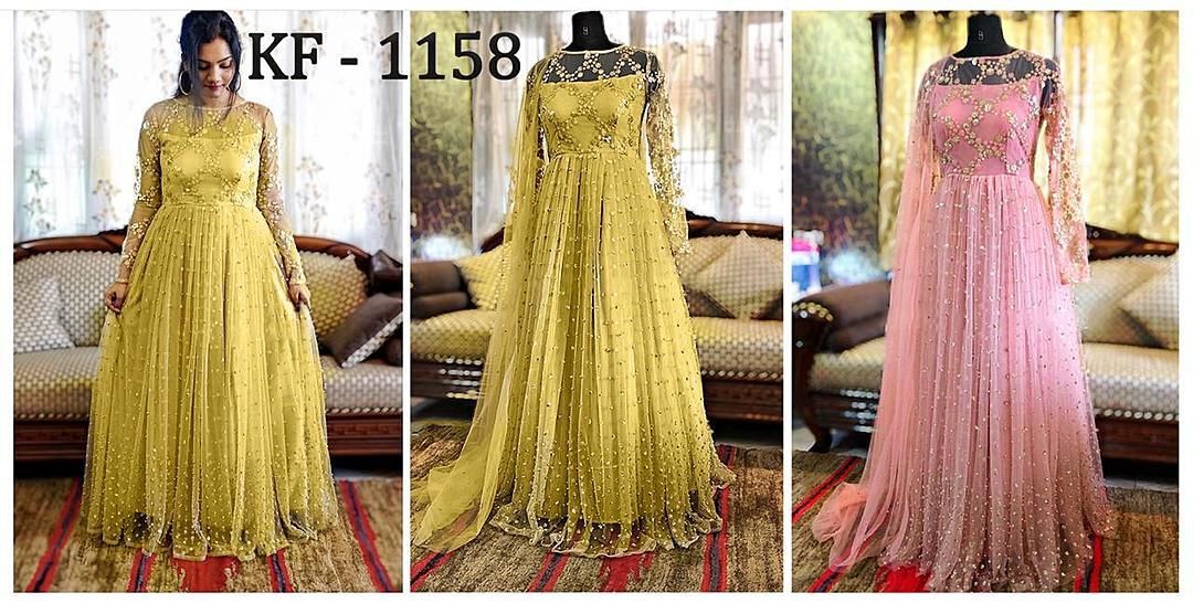 DESIGNER PARTY WEAR HEAVY WORK GOWN WITH WORK DUPATTA

CODE : KF - 1158 

 uploaded by business on 8/8/2020