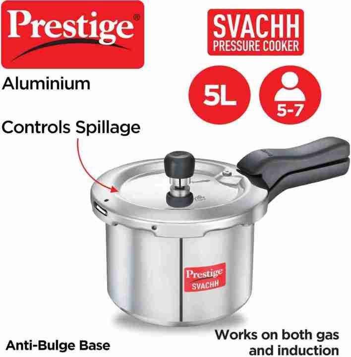 Prestige Svachh Aluminum Cooker 5L uploaded by business on 5/29/2021