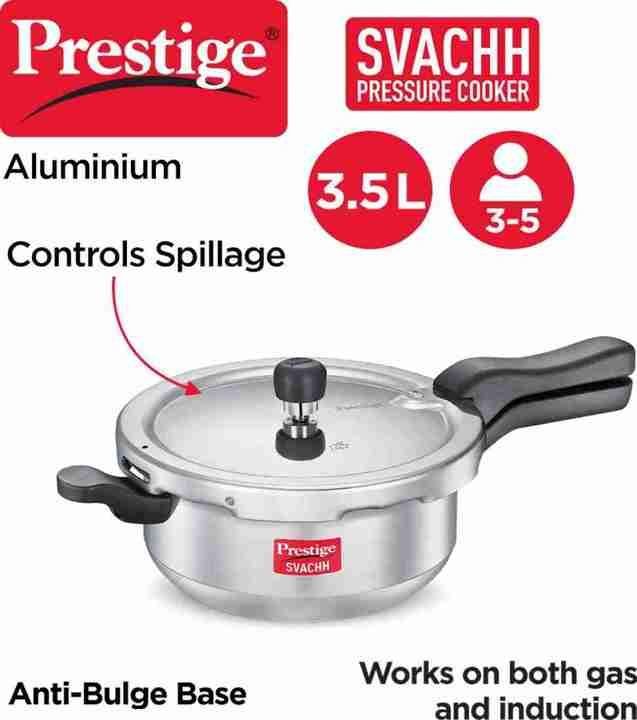 Prestige Svachh Aluminum Cooker 3.5L Pan uploaded by business on 5/29/2021