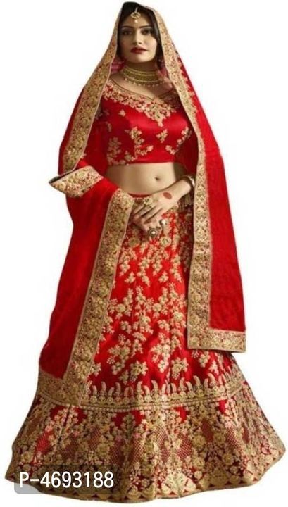 Latest Attractive Velvet Embroidered Semi Stitched Lehenga Choli uploaded by business on 5/29/2021