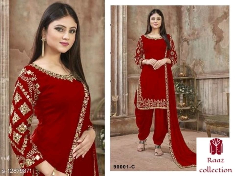 Patiala suit uploaded by Raaz collection on 5/29/2021