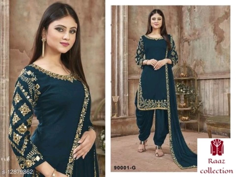 Patiala suit uploaded by Raaz collection on 5/29/2021