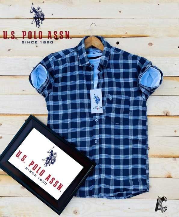 Post image *u.s polo*

*7A QUALITY*

*HALF SLEEVE CHECK SHIRTS*

💯 SOFT COTTON FABRIC
*BEST IN QUALITY*

*SIZE:-M L XL XXL*

*PRICE ₹460-/Free shipping*😍 

*Open orders*