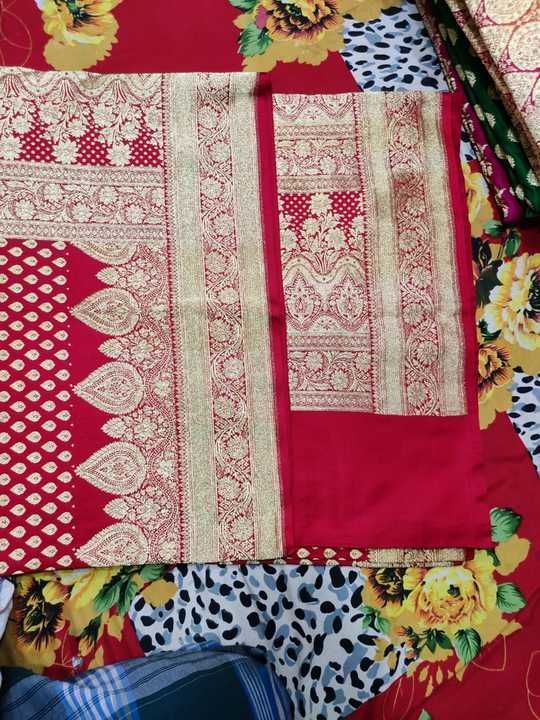 Banarasi katan silk saree uploaded by business on 5/29/2021