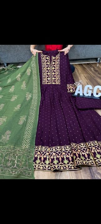 Anarkali gown  uploaded by Fashion hub on 5/29/2021