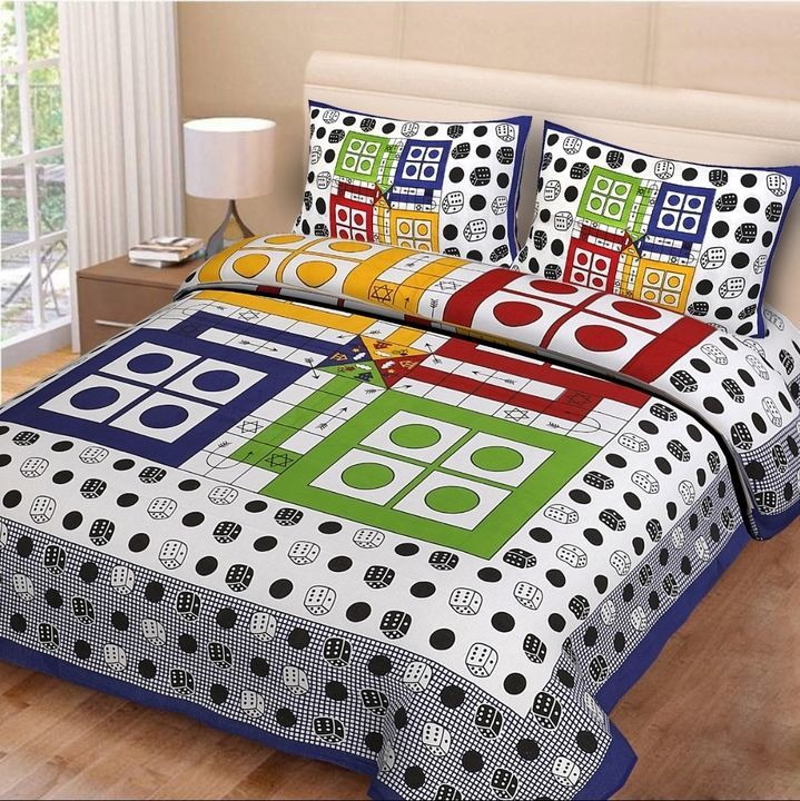 Ludo bedsheet  uploaded by Hetvik Enterprise  on 5/30/2021