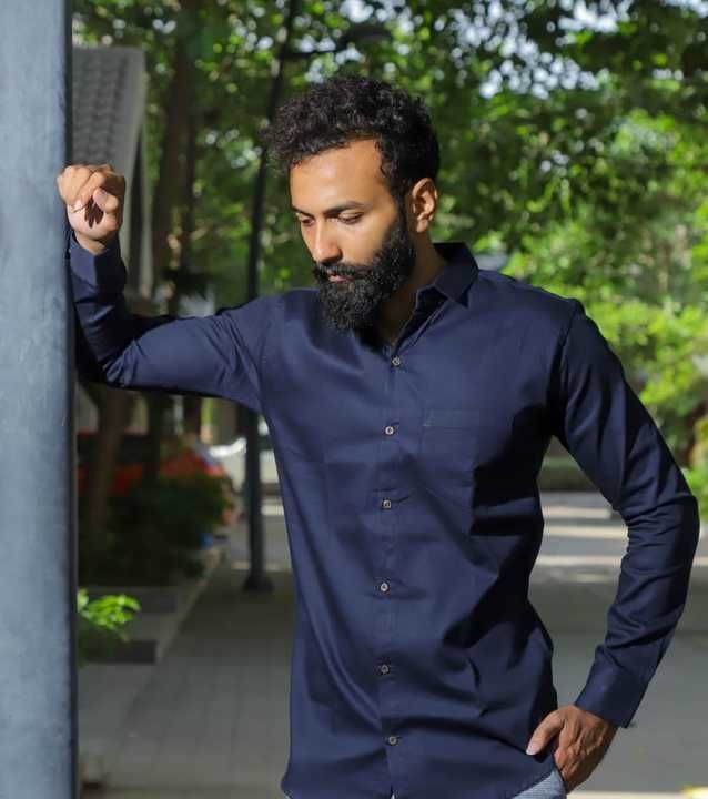 Plan blue shirt for men uploaded by business on 5/30/2021