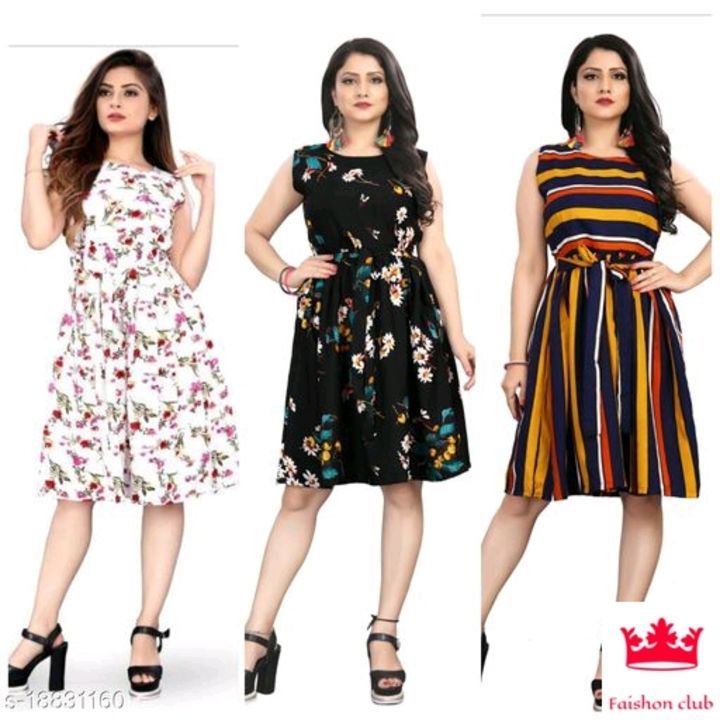Womens Summer dresses pack of 3 uploaded by Faishon fiesta on 5/30/2021
