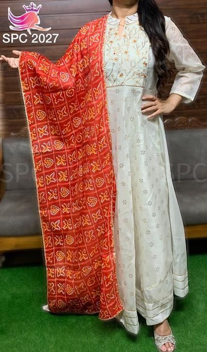 Anarkali gown uploaded by Fashion hub on 5/30/2021