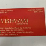 Business logo of Vishwam fabrics pvt ltd 
