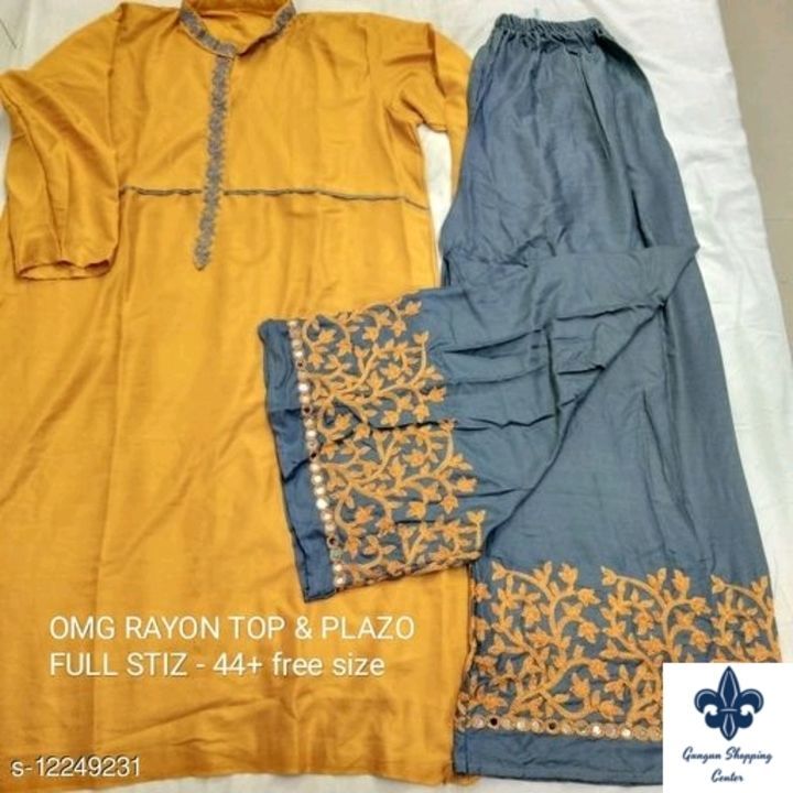 Rayon A-line suit uploaded by Gungun shopping  center on 5/30/2021