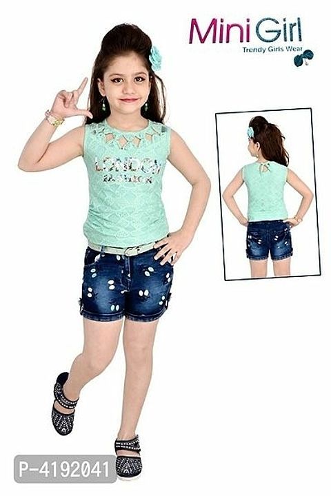 Girls Party Wear Top with Bottom Set uploaded by business on 8/8/2020