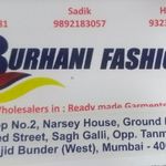 Business logo of Burhani fashion