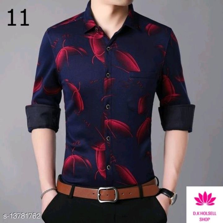 Trendy Graceful Men Shirt Fabric uploaded by business on 5/31/2021