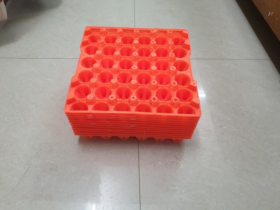 Egg tray set of 10 coral red uploaded by Gupta agro industries on 5/31/2021