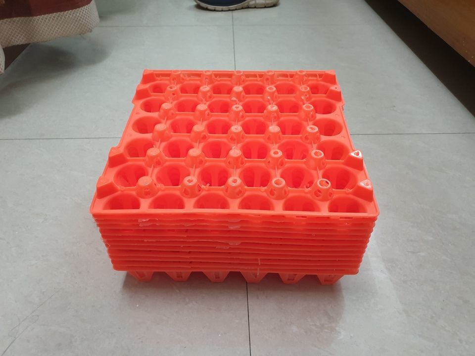 Egg tray set of 12 coral red uploaded by Gupta agro industries on 5/31/2021