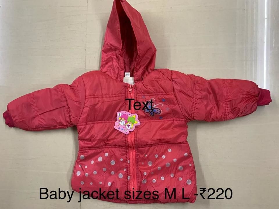 baby jackets uploaded by DIMPLE HOSIERY CENTER on 5/31/2021