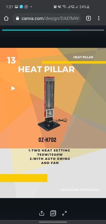 Heat pillar uploaded by business on 5/31/2021