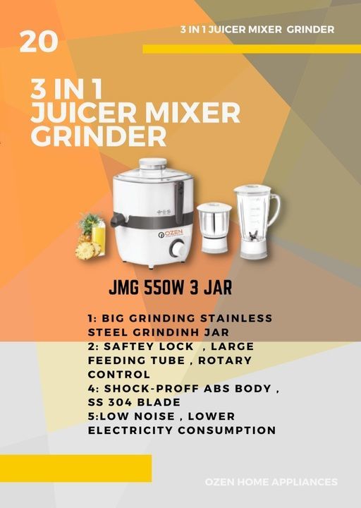 Juicer mixer grinder uploaded by business on 5/31/2021